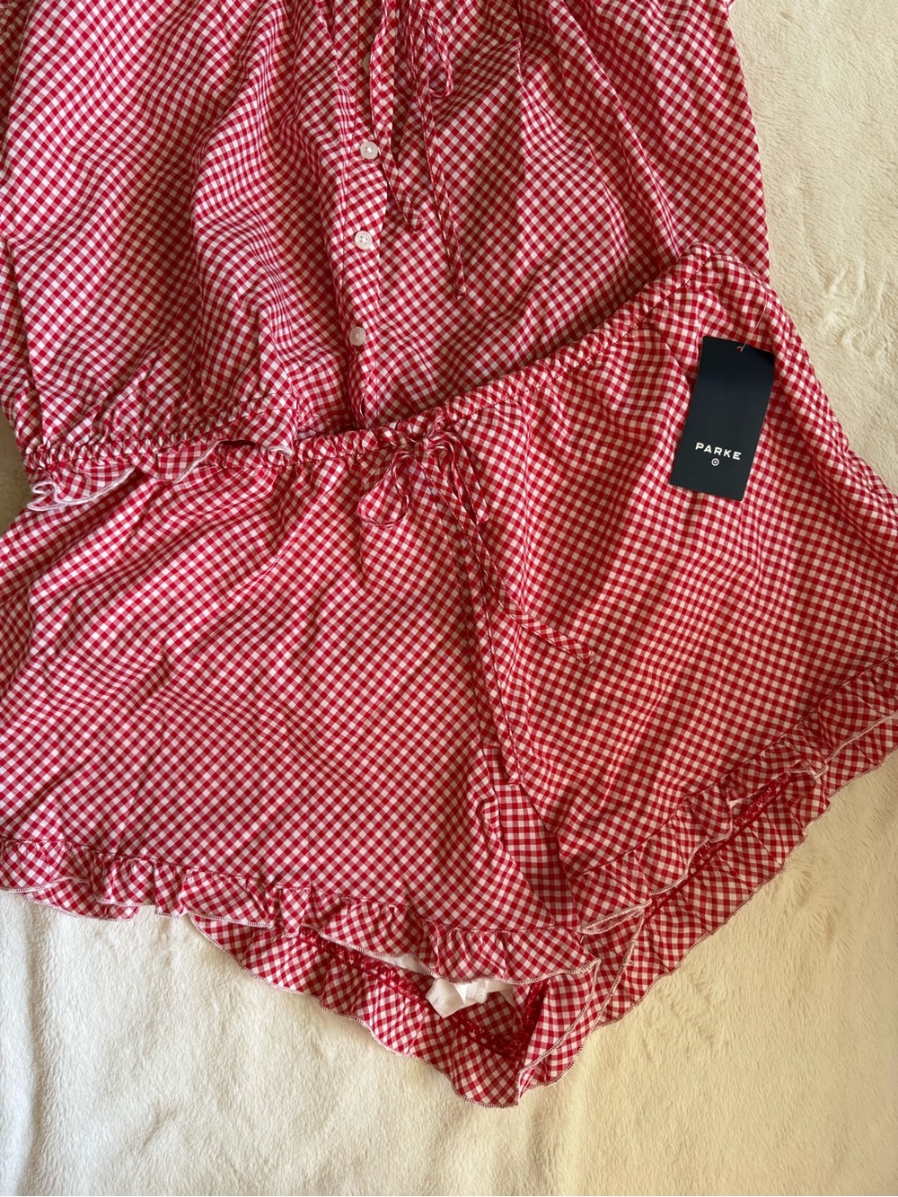 Parke x Target Red Gingham Set - Picture 4 of 4